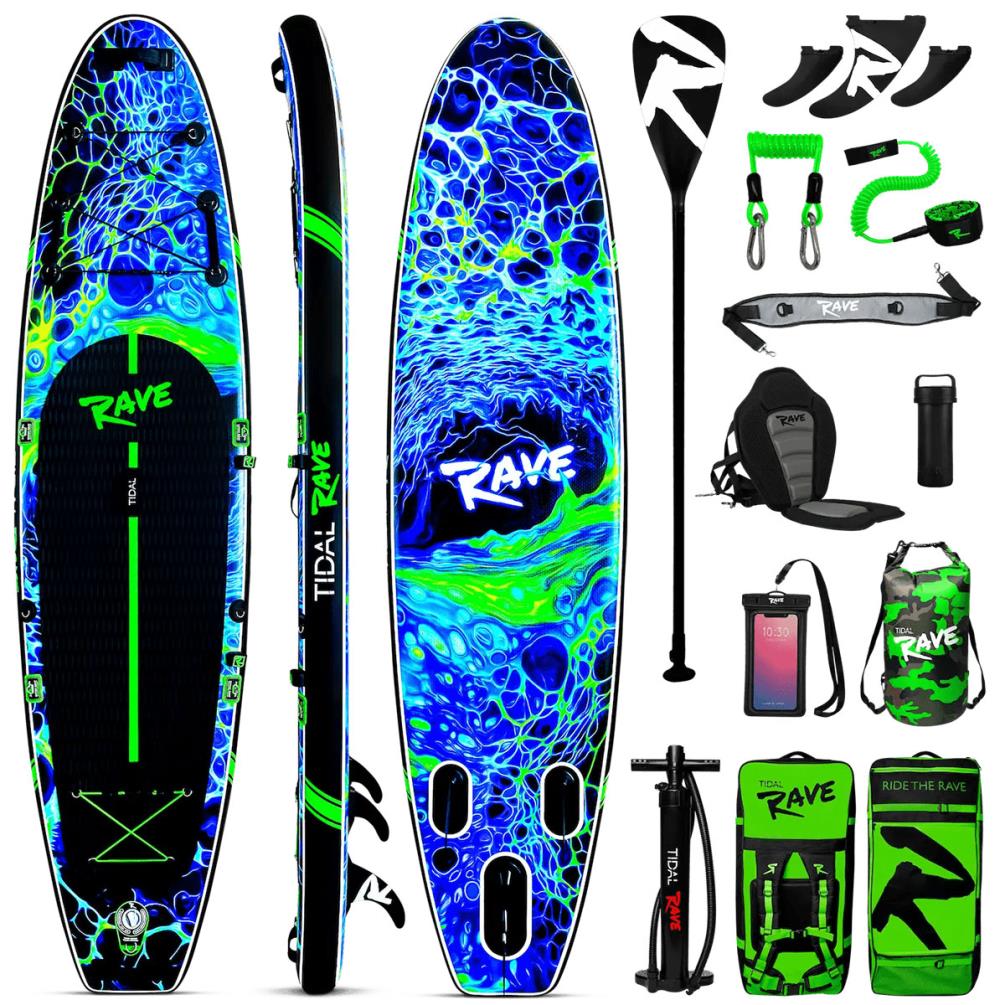 Tidal Rave ACRYLIC Inflatable Paddle Board 10’ 6